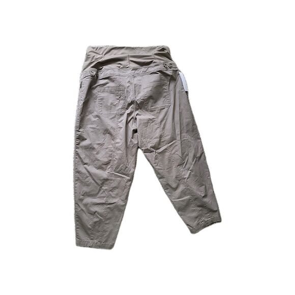 Ingrid & Isabel Over The Belly High-Rise Brown Maternity Pants Barrel XXL NWT - Picture 12 of 16